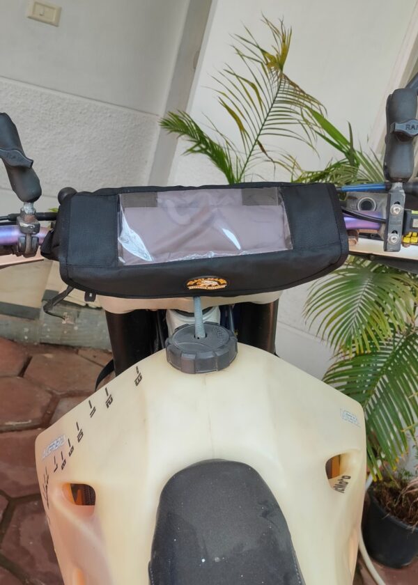 TrailHawk Motorcycle Handlebar Bag with Mobile Pouch